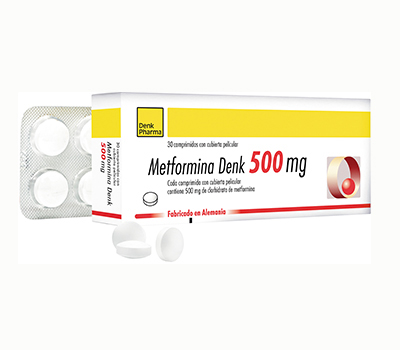DENK METFORMINA 500 mg x 30 COMPRIMIDOS